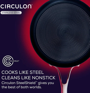 Circulon - 10 PC SteelShield S-Series Nonstick Cookware Set - 70051
