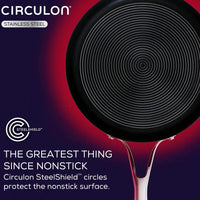 Circulon - 12" SteelShield S-Series Nonstick Fry Pan with Lid - 70056