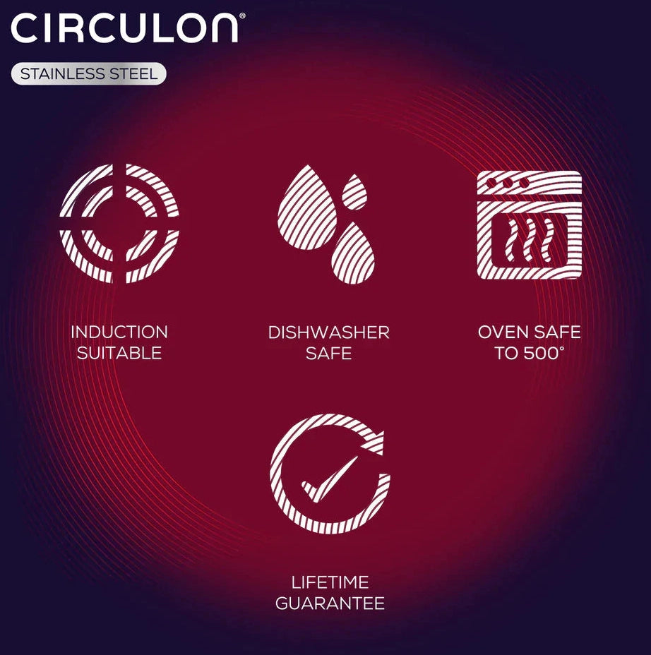 Circulon - 12" SteelShield S-Series Nonstick Fry Pan with Lid - 70056