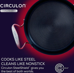 Circulon - 4 QT SteelShield S-Series Nonstick Saucepan with Lid - 70053
