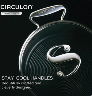 Circulon - 4 QT SteelShield S-Series Nonstick Saucepan with Lid - 70053