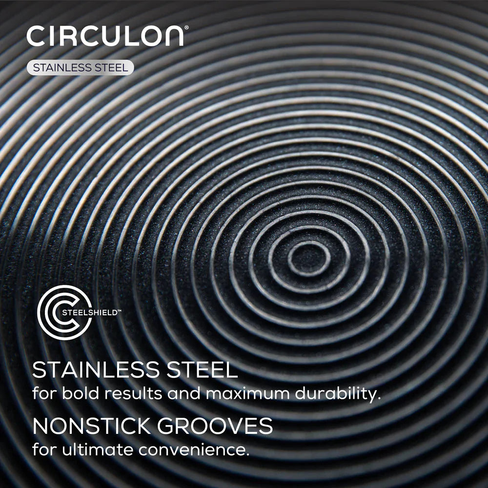 Circulon - 4 QT SteelShield S-Series Nonstick Saucepan with Lid - 70053