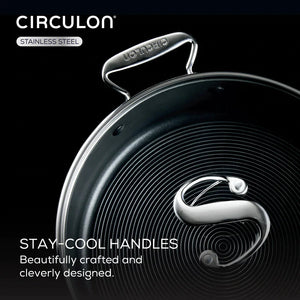 Circulon - 7.5 QT SteelShield S-Series Nonstick Stockpot with Lid - 70054