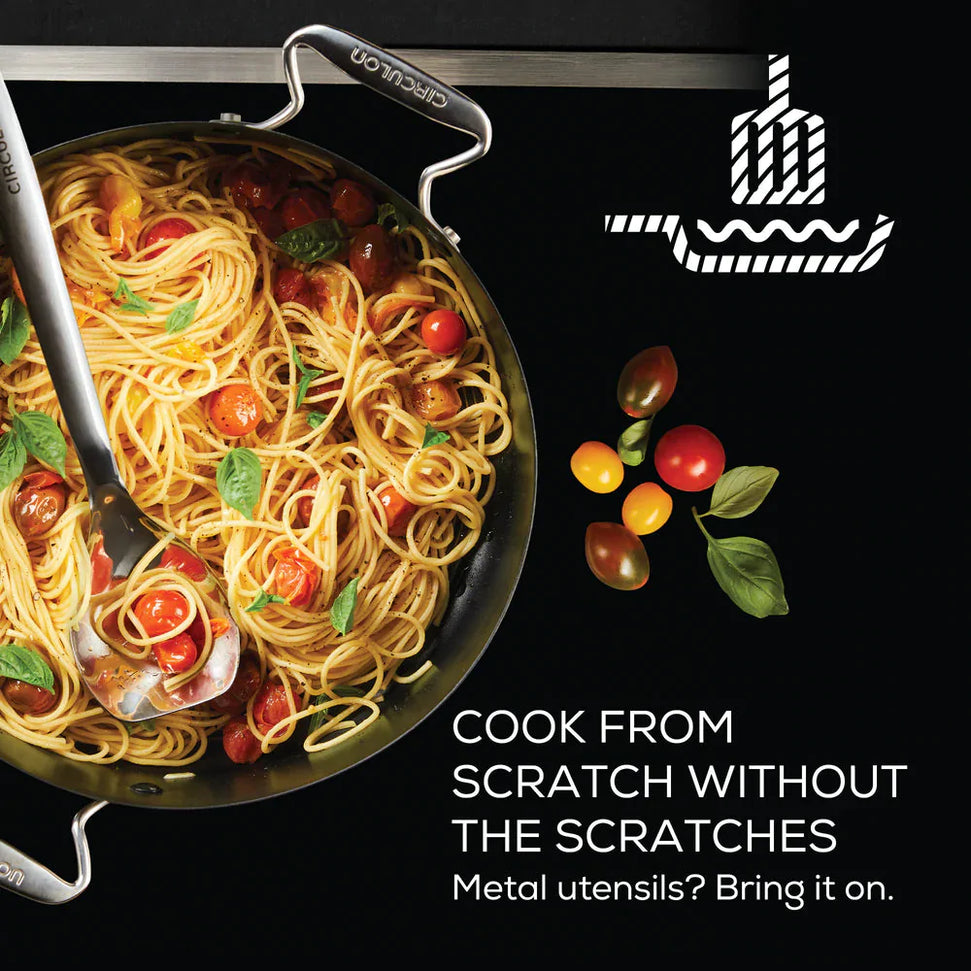 Circulon - 7.5 QT SteelShield S-Series Nonstick Stockpot with Lid - 70054