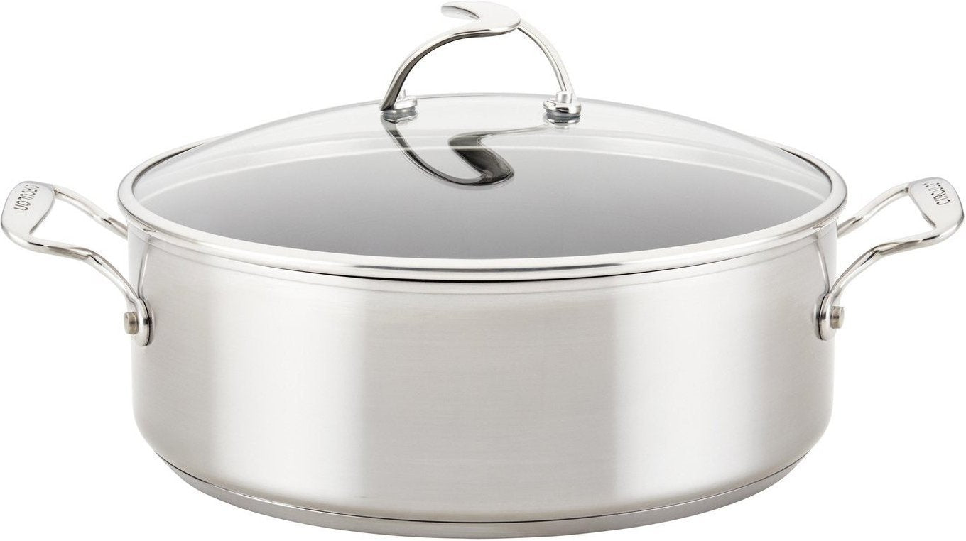 Circulon - 7.5 QT SteelShield S-Series Nonstick Stockpot with Lid - 70054