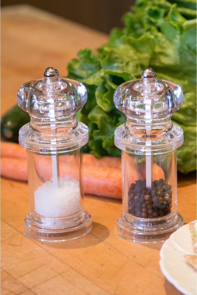 Cole & Mason - 505 Precision Acrylic Salt & Pepper Mill Set - H50518P