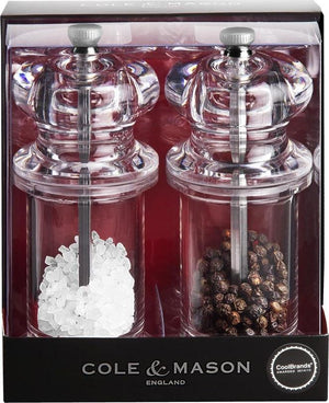 Cole & Mason - 505 Precision Acrylic Salt & Pepper Mill Set - H50518P
