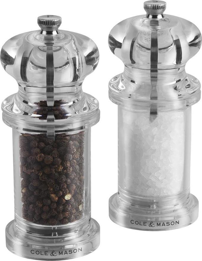Cole & Mason - 505 Precision Acrylic Salt & Pepper Mill Set - H50518P