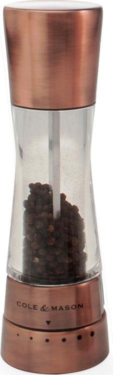 Cole & Mason - Derwent Acrylic & Copper Pepper Mill - H59411GU