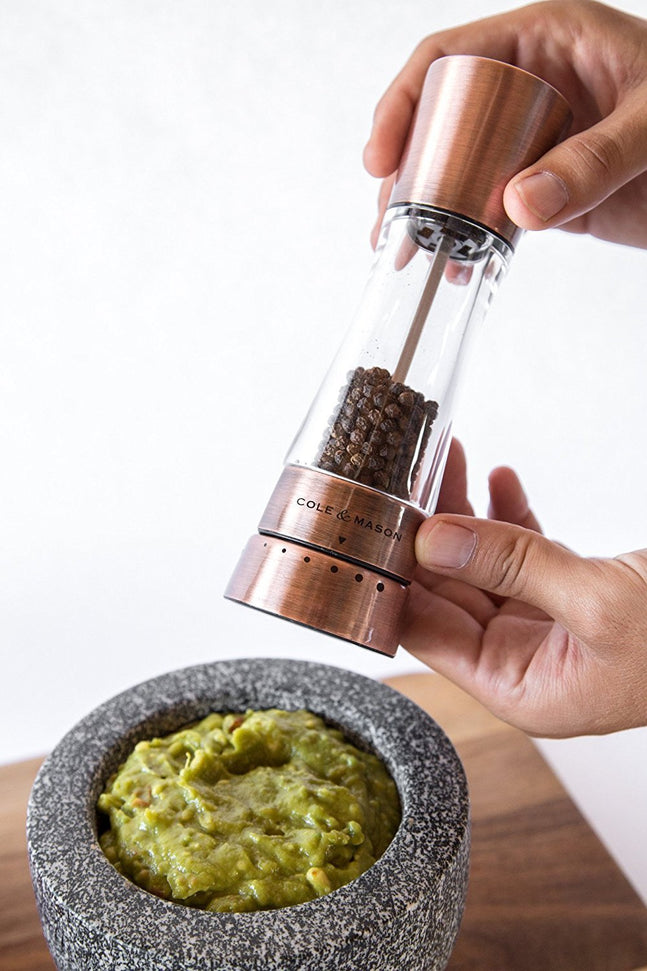 Cole & Mason - Derwent Acrylic & Copper Pepper Mill - H59411GU