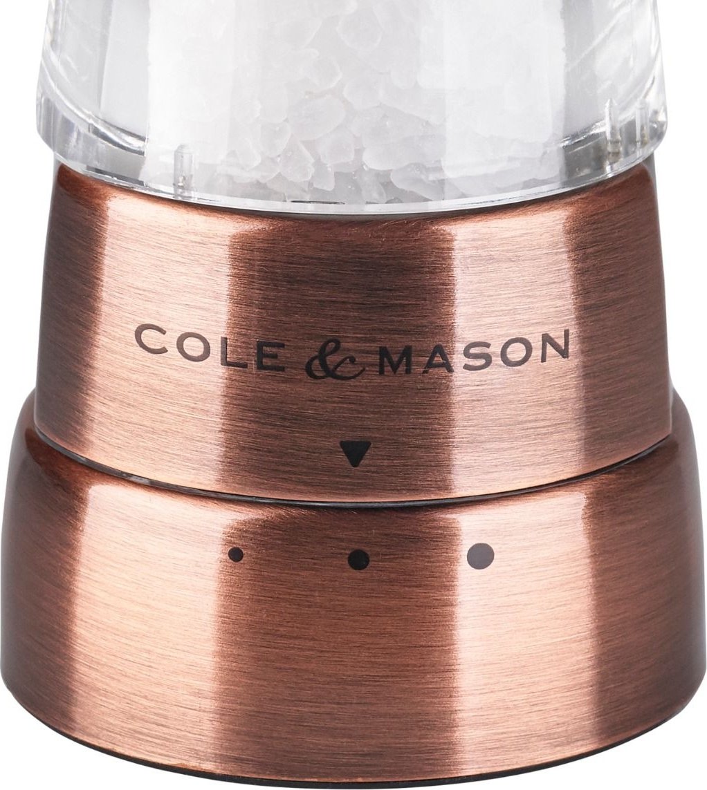 Cole & Mason - Derwent Acrylic & Copper Salt & Pepper Mill Gift Set - H59418GU