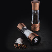 Cole & Mason - Derwent Acrylic & Copper Salt & Pepper Mill Gift Set - H59418GU