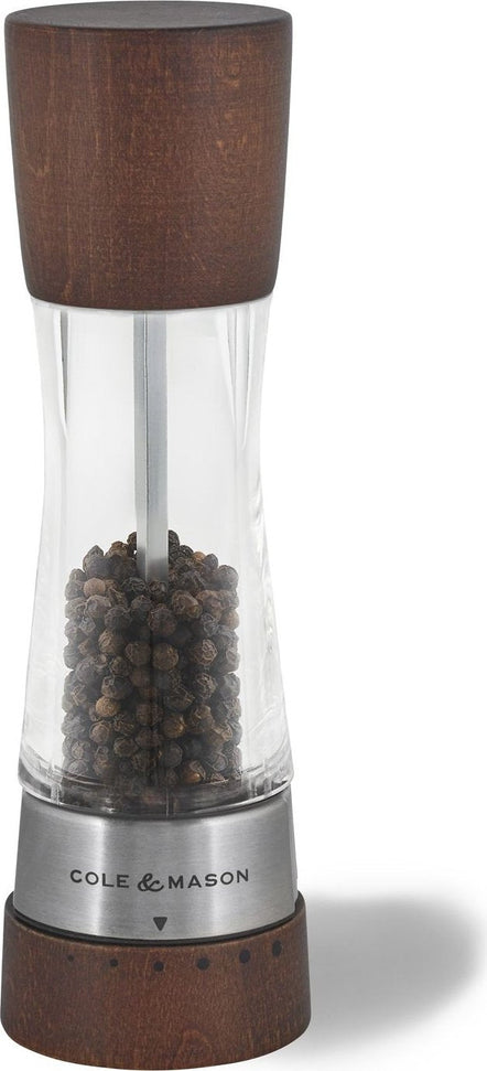 Cole & Mason - Derwent Acrylic & Forest Wood Pepper Mill - H594291GU