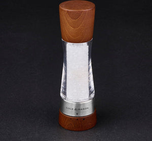 Cole & Mason - Derwent Acrylic & Forest Wood Salt Mill - H594292GU