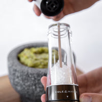 Cole & Mason - Derwent Acrylic & Gun Metal Salt Mill - H59422GU