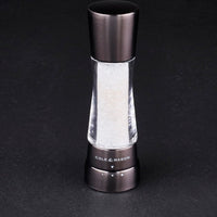 Cole & Mason - Derwent Acrylic & Gun Metal Salt Mill - H59422GU