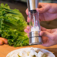 Cole & Mason - Derwent Acrylic & Stainless Steel Salt Mill - H59402G