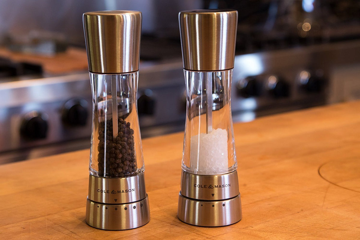Cole & Mason - Derwent Acrylic & Stainless Steel Salt & Pepper Mill Gift Set - H59408GUSA