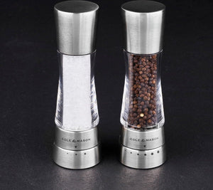 Cole & Mason - Derwent Acrylic & Stainless Steel Salt & Pepper Mill Gift Set - H59408GUSA