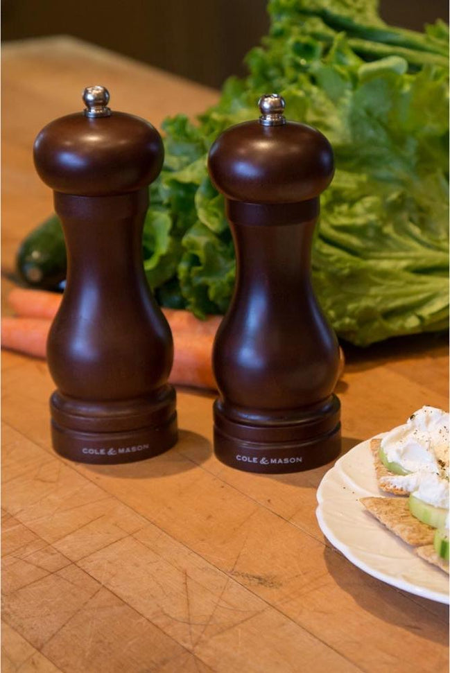 Cole & Mason - Forest Capstan 6.5" Salt & Pepper Mill Set - H300128PU