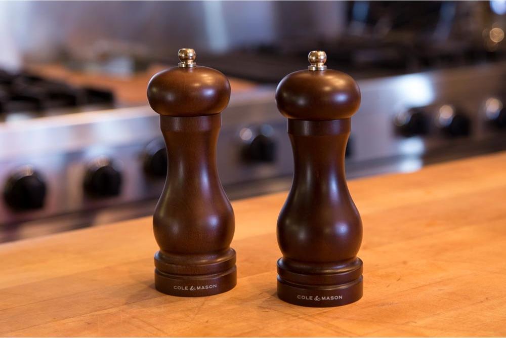 Cole & Mason - Forest Capstan 6.5" Salt & Pepper Mill Set - H300128PU