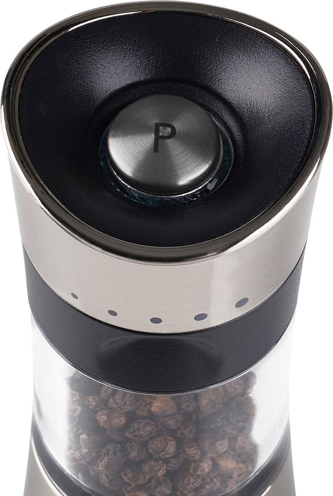 Cole & Mason - Horsham Chrome Precision Acrylic Salt & Pepper Mill Set - H321845U