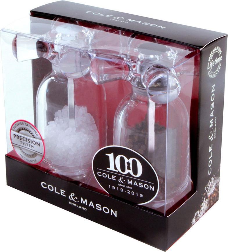 Cole & Mason - Tap Precision Acrylic Salt & Pepper Mill Set - H63018P