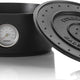 Combekk - Dark Grey 6L Rails Edition Cast Iron Dutch Oven With Thermometer - 75100128DG