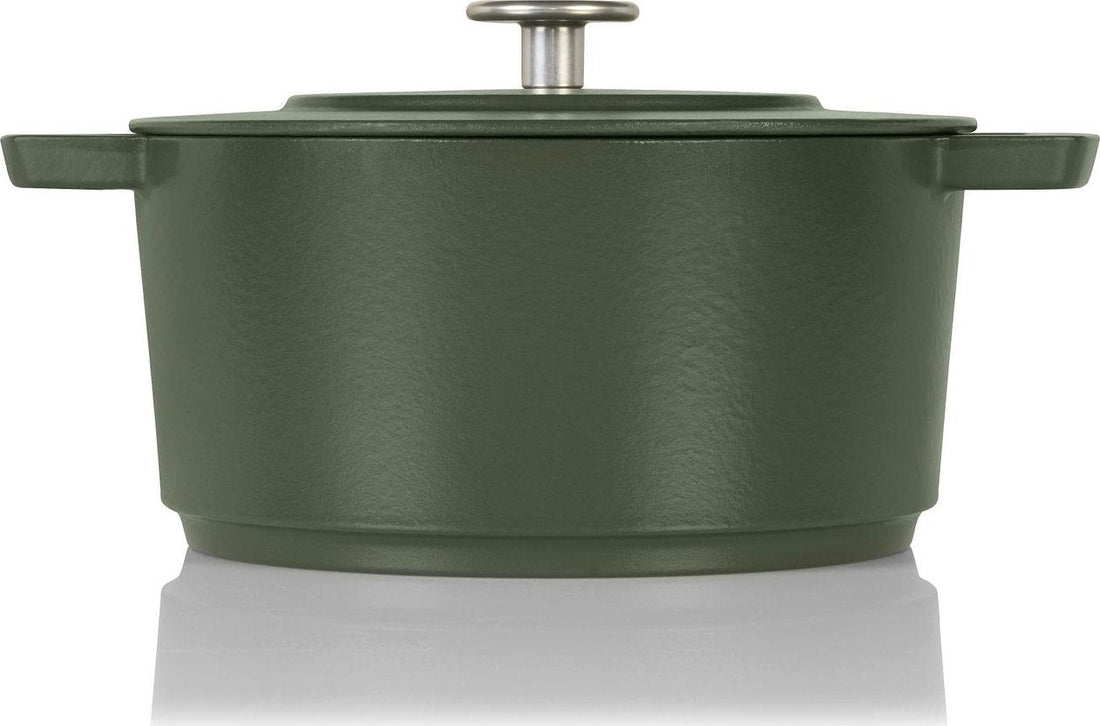 Combekk - Green 4L Rails Edition Cast Iron Dutch Oven - 75100224GR - DISCONTINUED