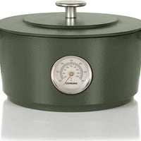 Combekk - Green 4L Rails Edition Cast Iron Dutch Oven With Thermometer - 75100124GR - DISCONTINUED