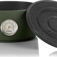 Combekk - Green 4L Rails Edition Cast Iron Dutch Oven With Thermometer - 75100124GR - DISCONTINUED