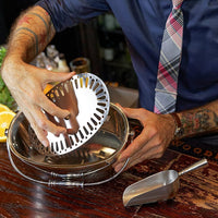 Crafthouse - 12" x 5.25" Stainless Steel Oval Ice Bucket With Lid - CRFTHS.5.3013 - DISCONTINUED