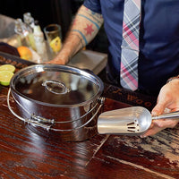 Crafthouse - 8" Stainless Steel Ice Scoop, Pack of 6 - CRFTHS.5.0820 - DISCONTINUED