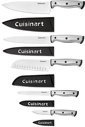 Cuisinart - 10 PC Triple Rivet Knife Set - C77BR-10BKC