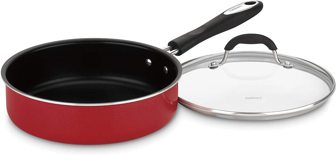 Cuisinart - 11 PC Advantage Red Non-Stick Aluminum Cookware Set - 55-11RC