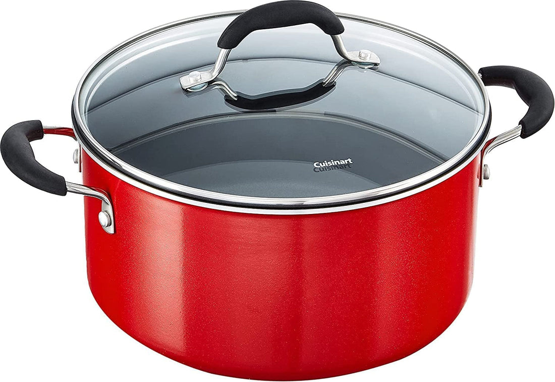 Cuisinart - 11 PC Advantage Red Non-Stick Aluminum Cookware Set - 55-11RC