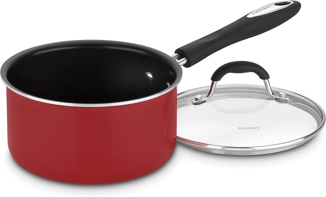 Cuisinart - 11 PC Advantage Red Non-Stick Aluminum Cookware Set - 55-11RC
