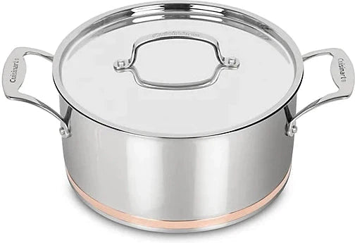 Cuisinart - 11 PC Stainless Steel Copper Band Cookware Set - 89FB-11FBC