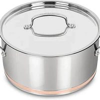 Cuisinart - 11 PC Stainless Steel Copper Band Cookware Set - 89FB-11FBC