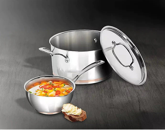 Cuisinart - 11 PC Stainless Steel Copper Band Cookware Set - 89FB-11FBC