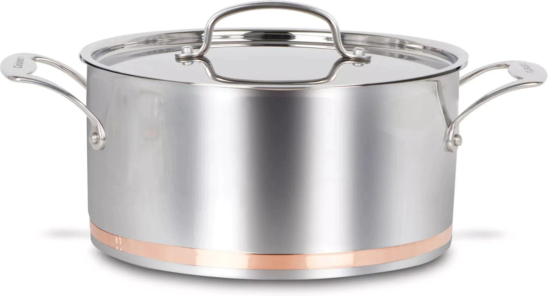 Cuisinart - 11 PC Stainless Steel Copper Band Cookware Set - 89FB-11FBC