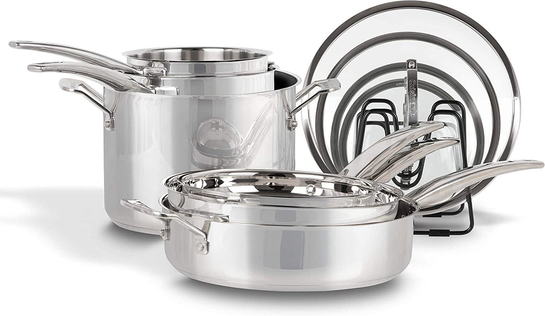 Cuisinart - 11 PC Stainless Steel Nesting Cookware Set - N91-11C - DISCONTINUED