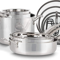 Cuisinart - 11 PC Stainless Steel Nesting Cookware Set - N91-11C - DISCONTINUED