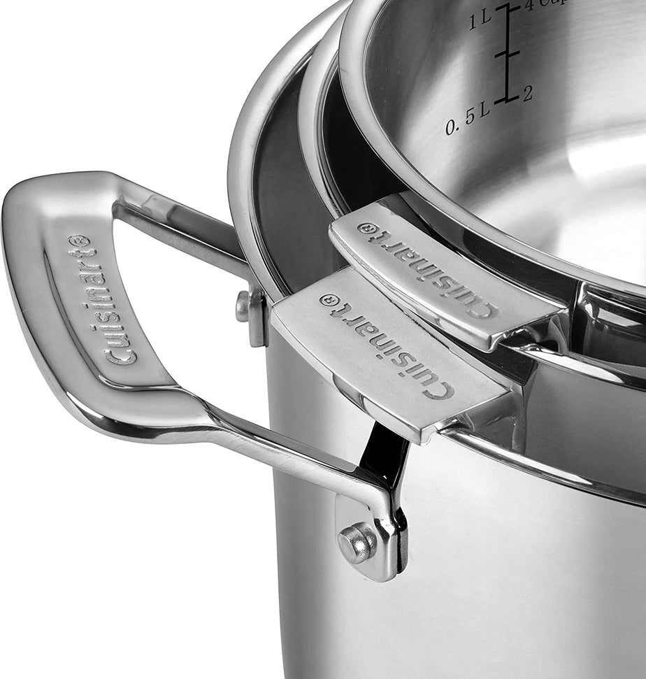 Cuisinart - 11 PC Stainless Steel Nesting Cookware Set - N91-11C - DISCONTINUED