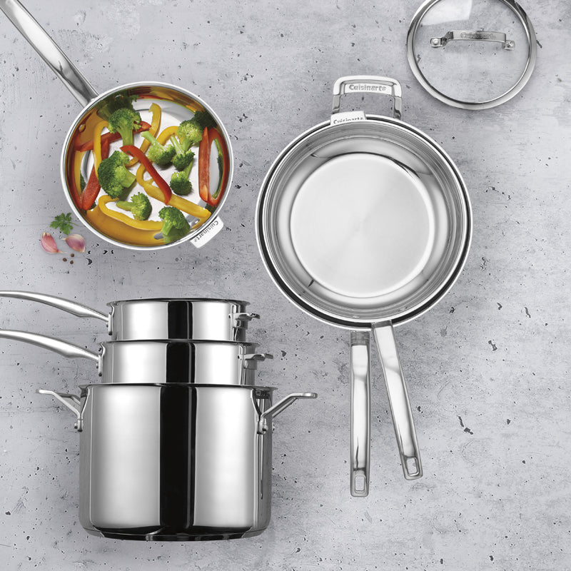 Cuisinart - 11 PC Stainless Steel Nesting Cookware Set - N91-11C - DISCONTINUED
