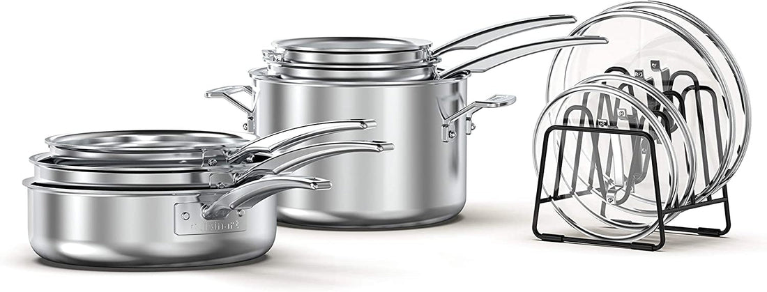Cuisinart - 11 PC Stainless Steel Nesting Cookware Set - N91-11C - DISCONTINUED