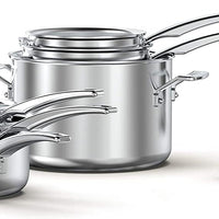 Cuisinart - 11 PC Stainless Steel Nesting Cookware Set - N91-11C - DISCONTINUED