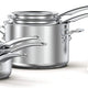 Cuisinart - 11 PC Stainless Steel Nesting Cookware Set - N91-11C