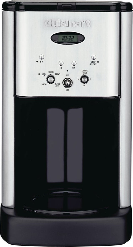 Cuisinart - 12-Cup Brushed Stainless Brew Central Programmable Coffee Maker - DCC-1200C - DISCONTINUED