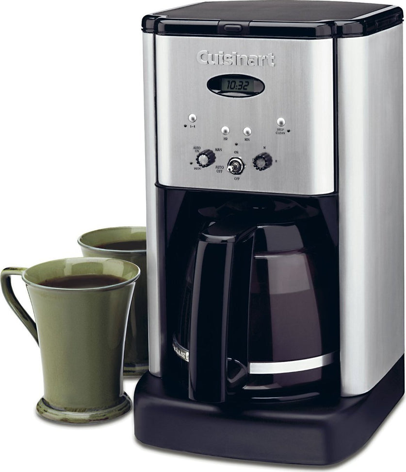 Cuisinart - 12-Cup Brushed Stainless Brew Central Programmable Coffee Maker - DCC-1200C - DISCONTINUED
